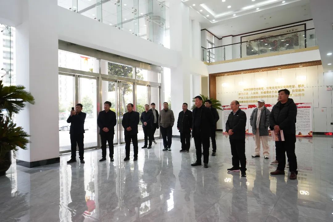 河南省安陽示范區黨工委副書記蔡光偉一行蒞臨蘭華集團考察交流