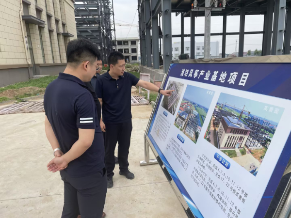 山東易谷總經理李成赴濰坊風箏產業基地參觀考察
